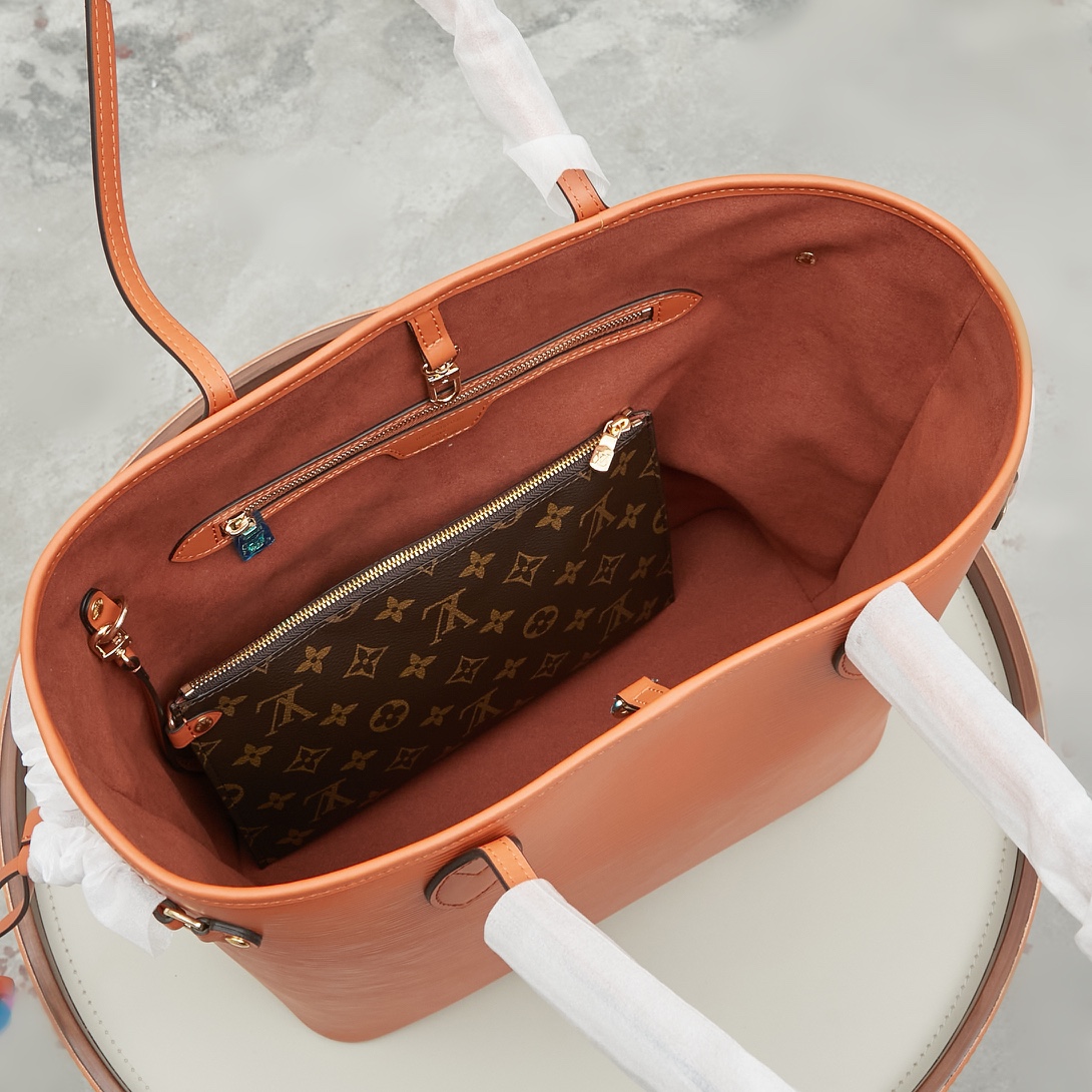 LV M12746 Neverfull MM classical  in New Version