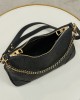 LV M12930 Boulogne black all leather embossed chain bag