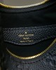 LV M12930 Boulogne black all leather embossed chain bag