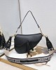 DIOR Saddle Bag with Strap Black | 1033