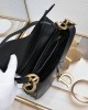 DIOR Saddle Bag with Strap Black | 1033