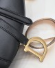 DIOR Saddle Bag with Strap Black | 1033