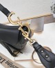 DIOR Saddle Bag with Strap Black | 1033