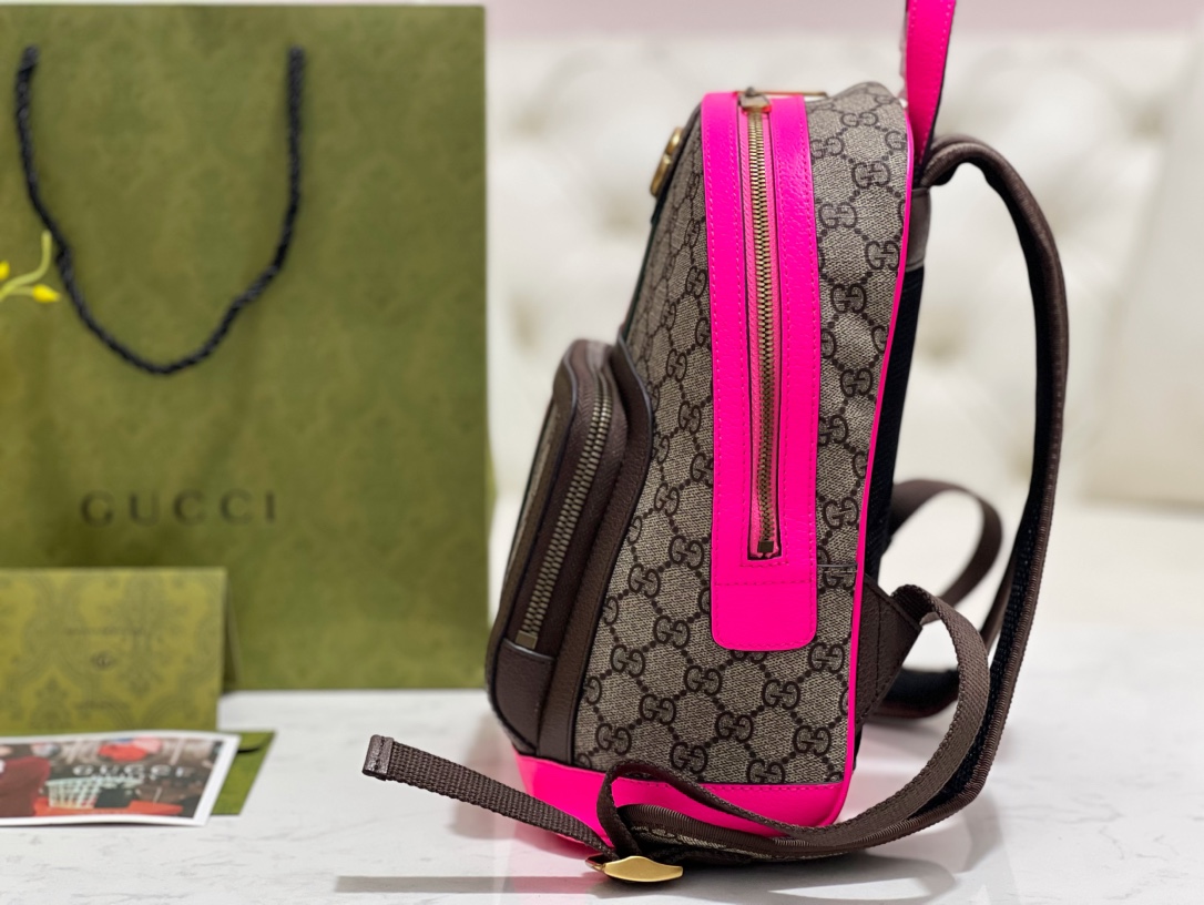 GUCCI  Ophidia small backpack | 547965 (pink)