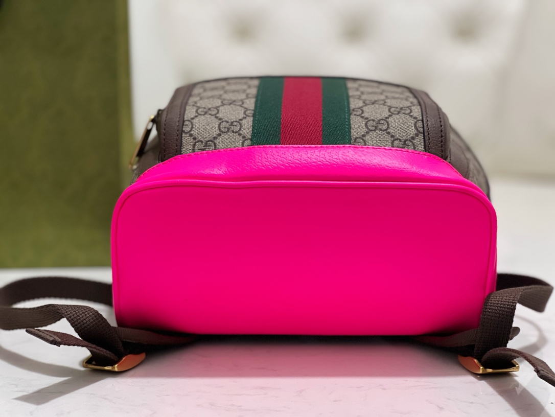 GUCCI  Ophidia small backpack | 547965 (pink)