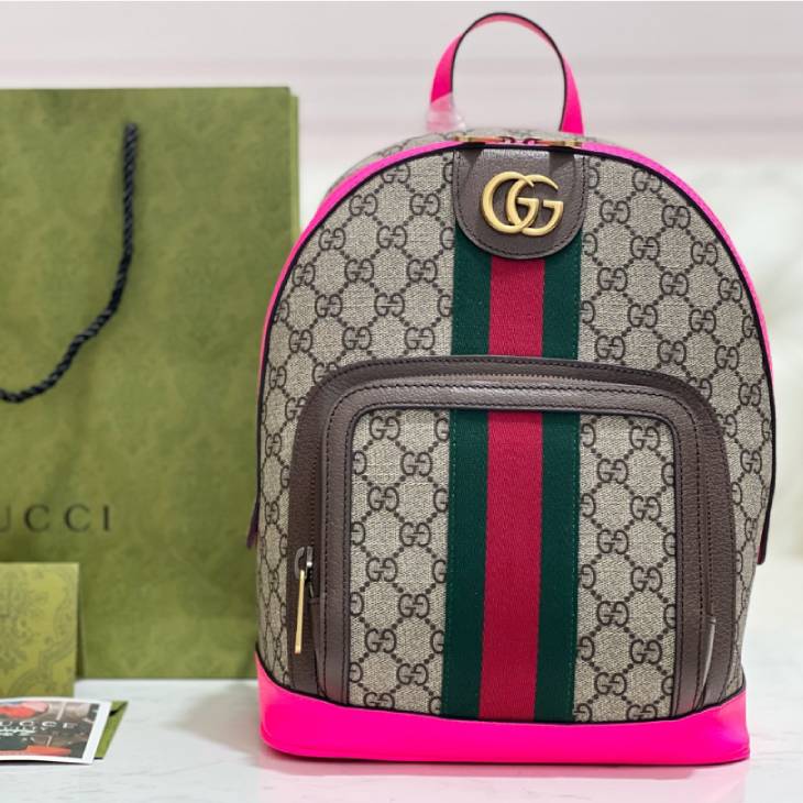 GUCCI  Ophidia small backpack | 547965 (pink)