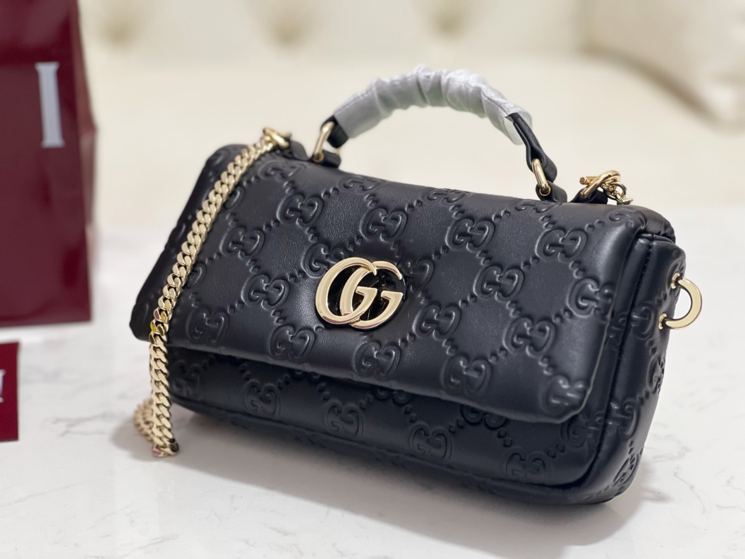 GUCCI GG Milano mini top handle bag | 806017(Black)