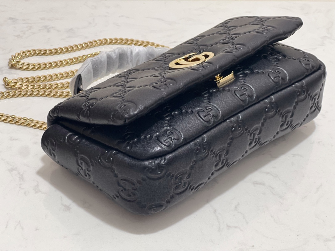 GUCCI GG Milano mini top handle bag | 806017(Black)