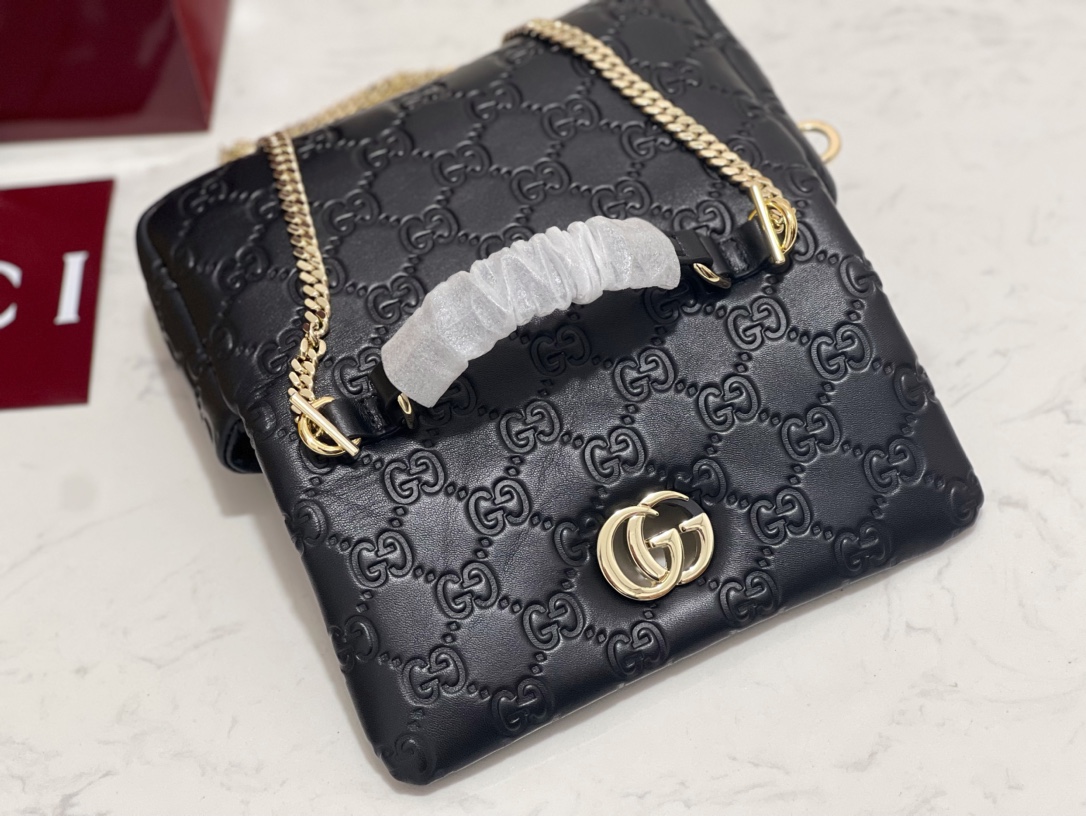 GUCCI GG Milano mini top handle bag | 806017(Black)