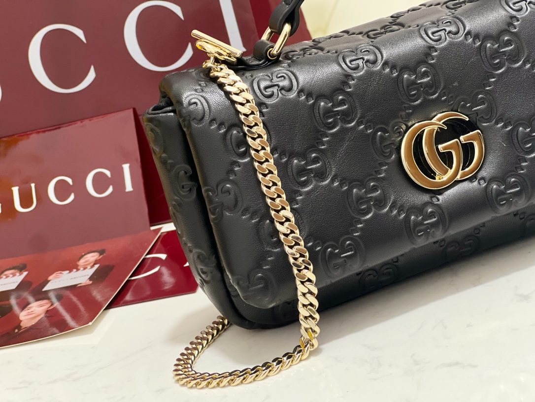 GUCCI GG Milano mini top handle bag | 806017(Black)