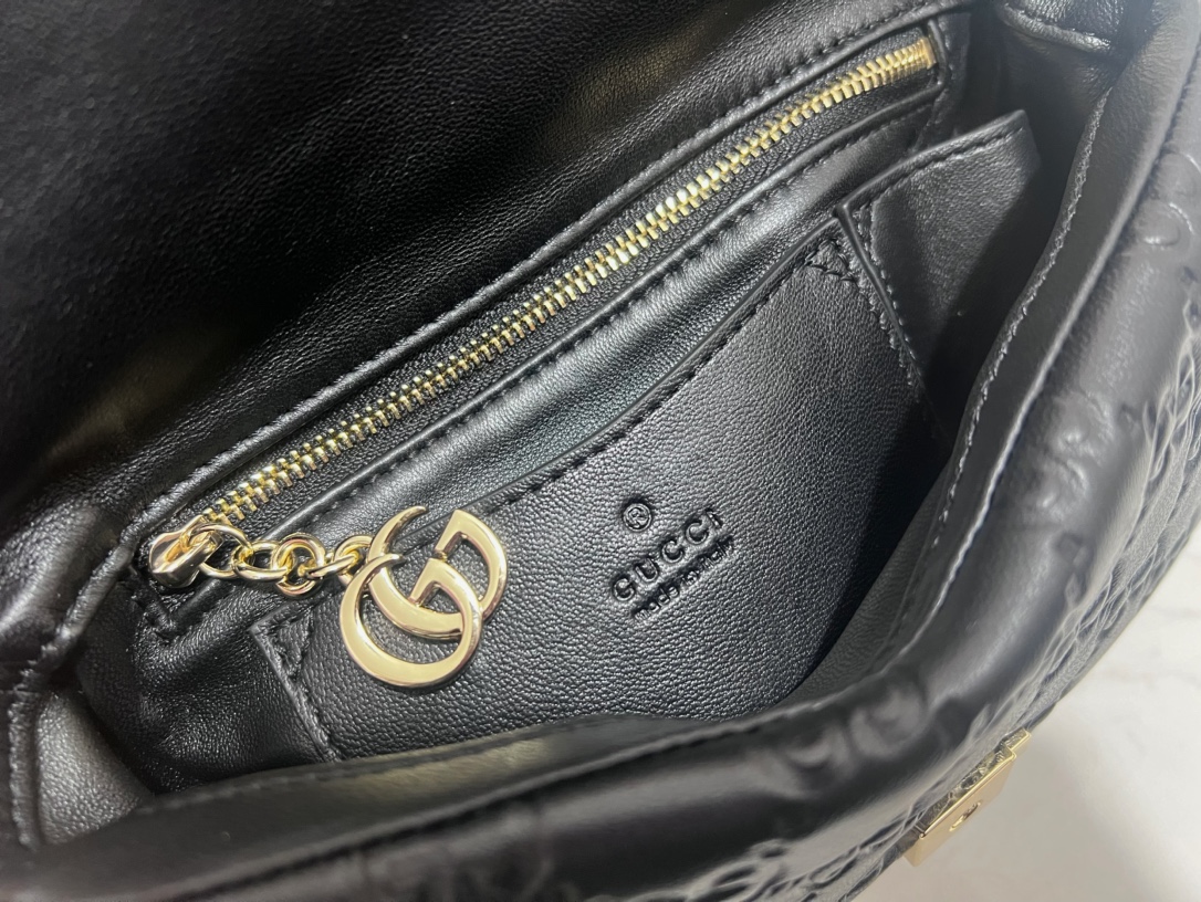 GUCCI GG Milano mini top handle bag | 806017(Black)