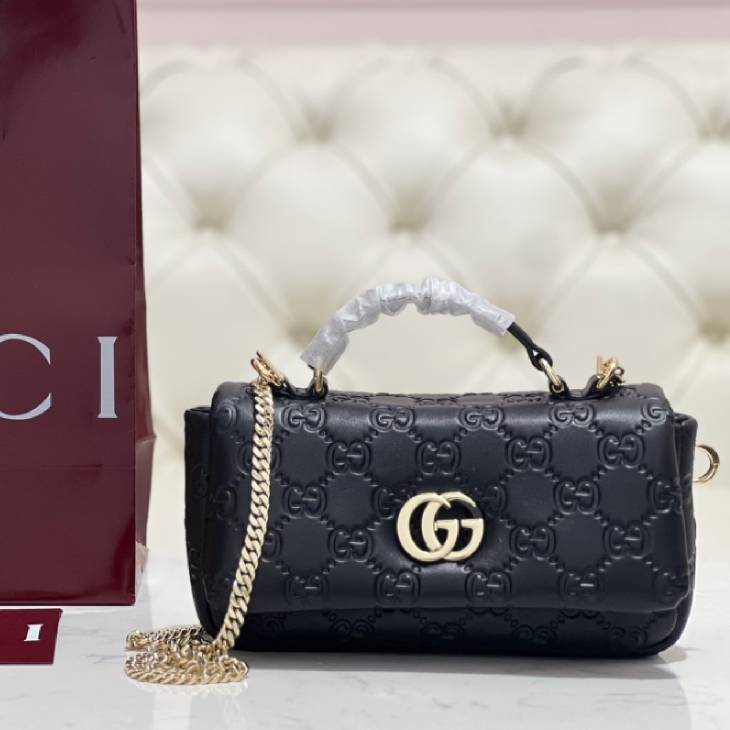 GUCCI GG Milano mini top handle bag | 806017(Black)