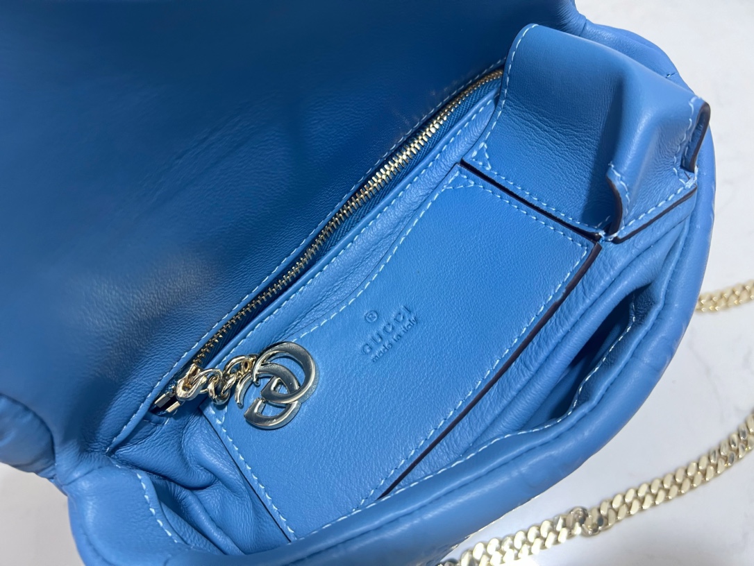 GUCCI GG Milano mini top handle bag | 806017(Blue)