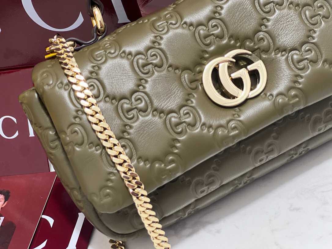 GUCCI GG Milano mini top handle bag | 806017(Brown)