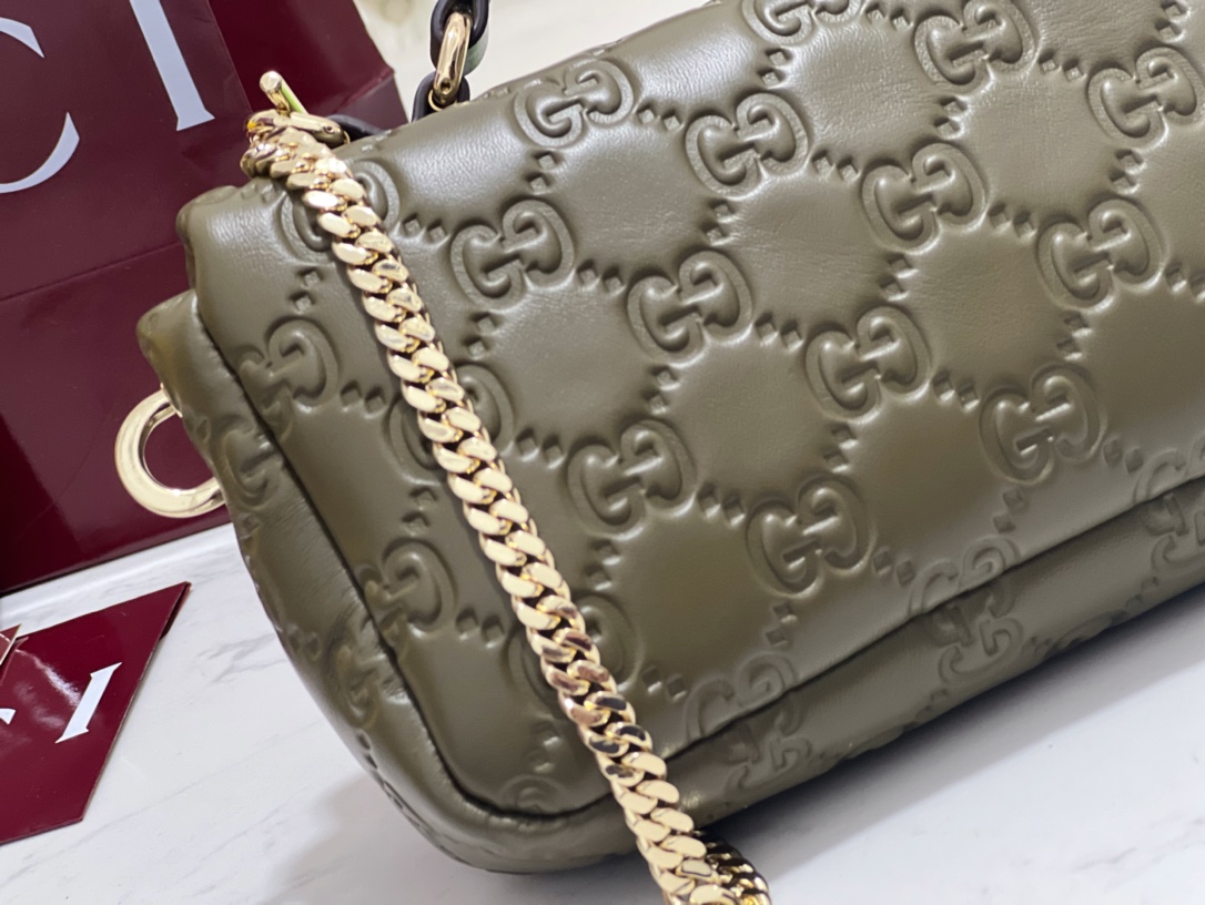 GUCCI GG Milano mini top handle bag | 806017(Brown)