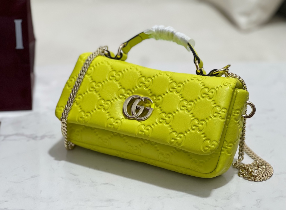 GUCCI GG Milano mini top handle bag | 806017(Green)