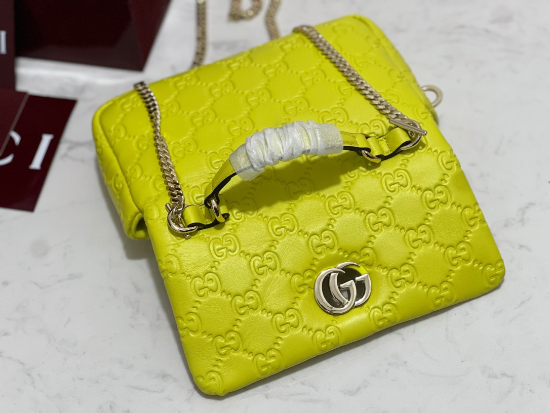 GUCCI GG Milano mini top handle bag | 806017(Green)