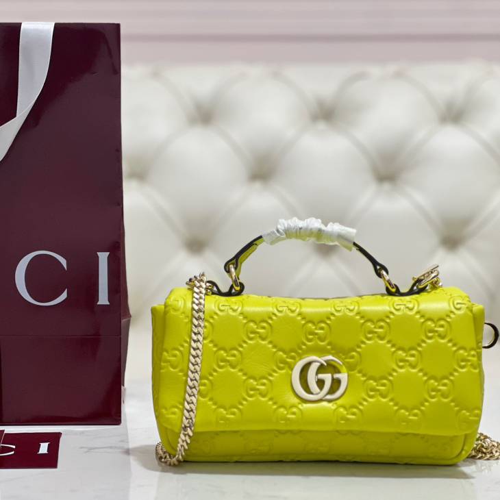 GUCCI GG Milano mini top handle bag | 806017(Green)