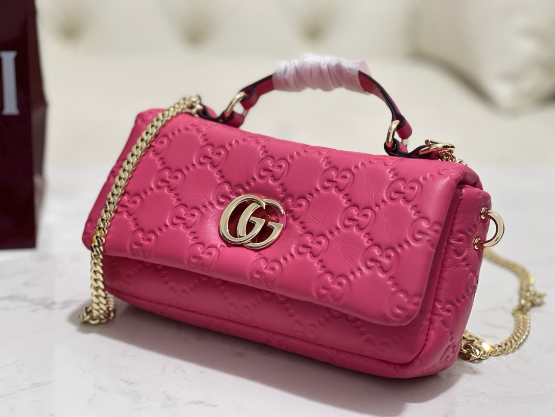 GUCCI GG Milano mini top handle bag | 806017(Pink)