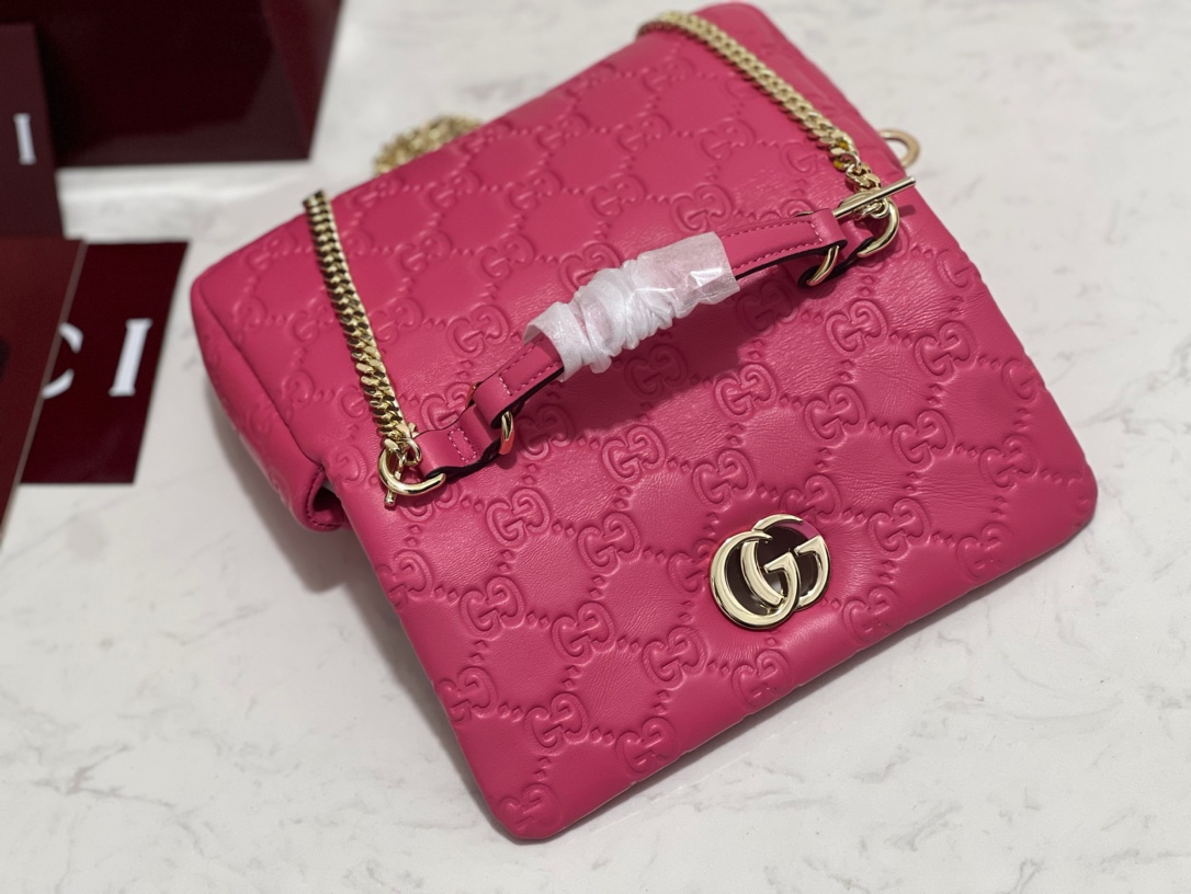 GUCCI GG Milano mini top handle bag | 806017(Pink)