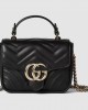 GG Marmont mini top handle bag  Black  | 811238