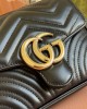 GG Marmont mini top handle bag  Black  | 811238