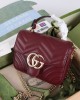 GG Marmont mini top handle bag  Rosso Ancora red  | 811238