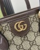 GUCCI Ophidia MINI TOTE BAG  BROWN PVC | 811716