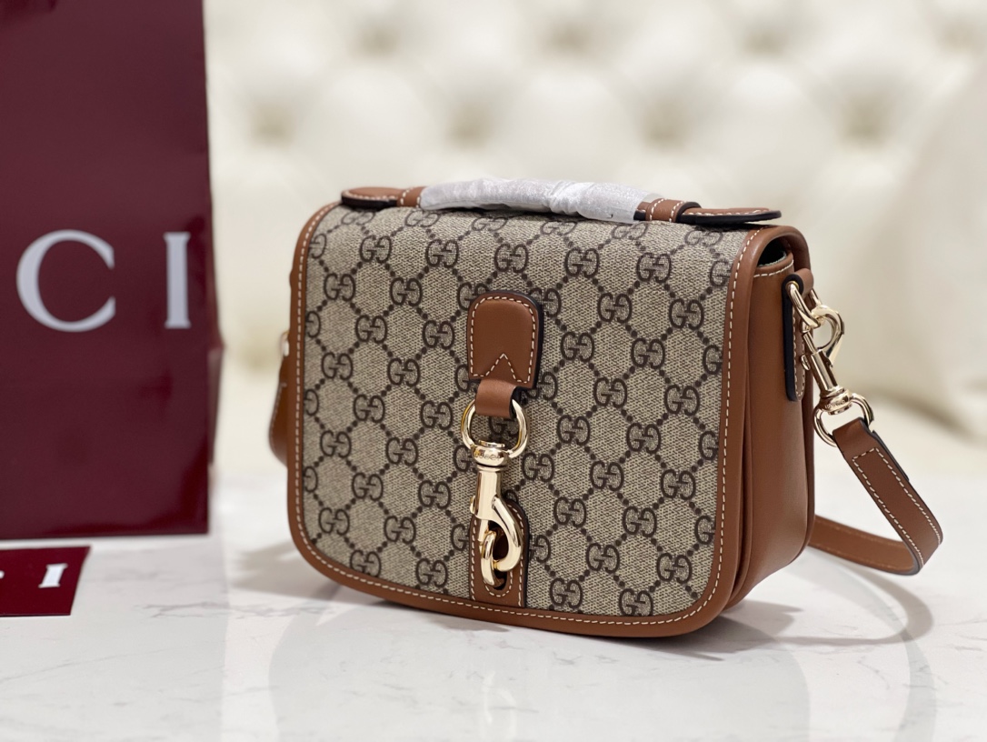 GUCCI  GG Emblem mini shoulder bag | 815211