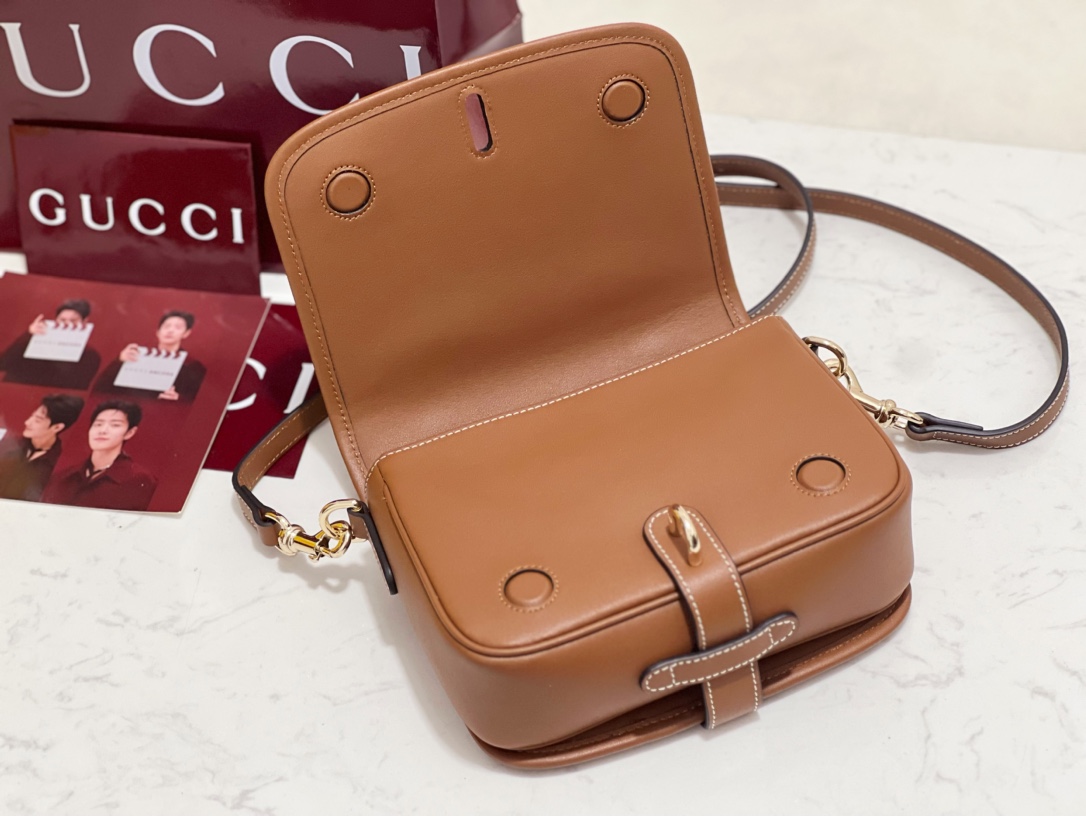 GUCCI  GG Emblem mini shoulder bag | 815211