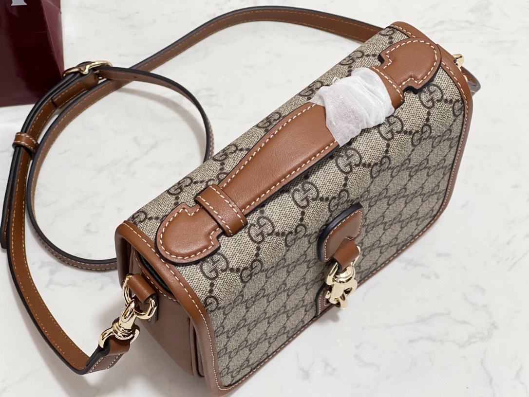 GUCCI  GG Emblem mini shoulder bag | 815211