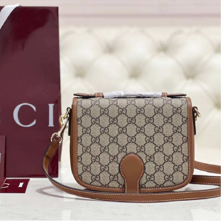 GUCCI  GG Emblem mini shoulder bag | 815211