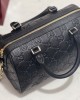 GUCCI  GG Emblem small top handle bag | 815255