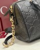 GUCCI  GG Emblem small top handle bag | 815255